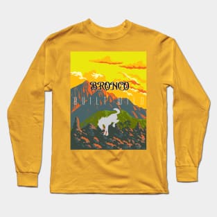 Bronco Built Wild - Yellow Sky Long Sleeve T-Shirt